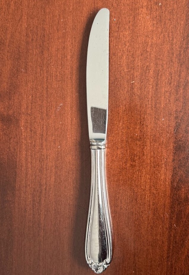 Lenox BELLINA Stainless 18/10 Glossy Flower Tip Silverware Flatware: Knives