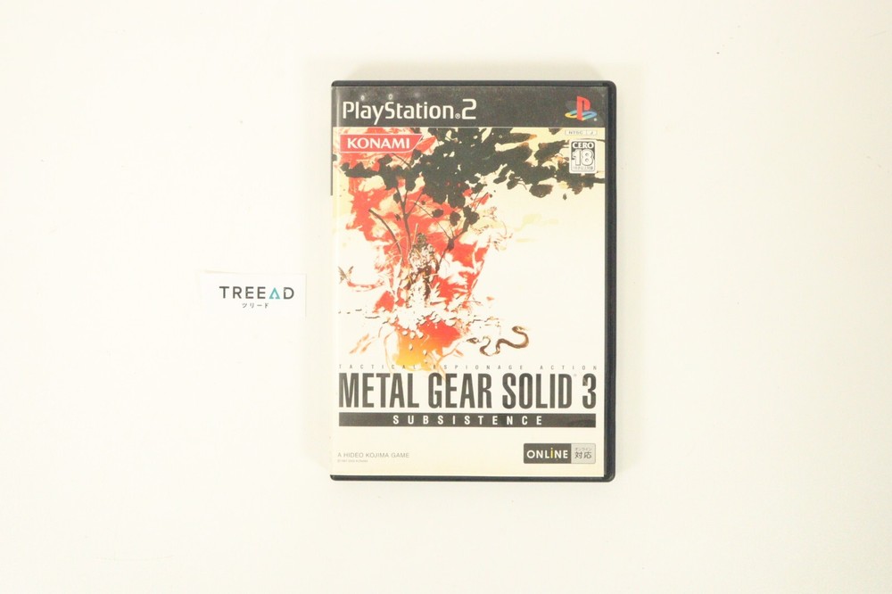 SONY PS2 Metal Gear Solid 3 Subsistence NTSC-J Japan Version 760