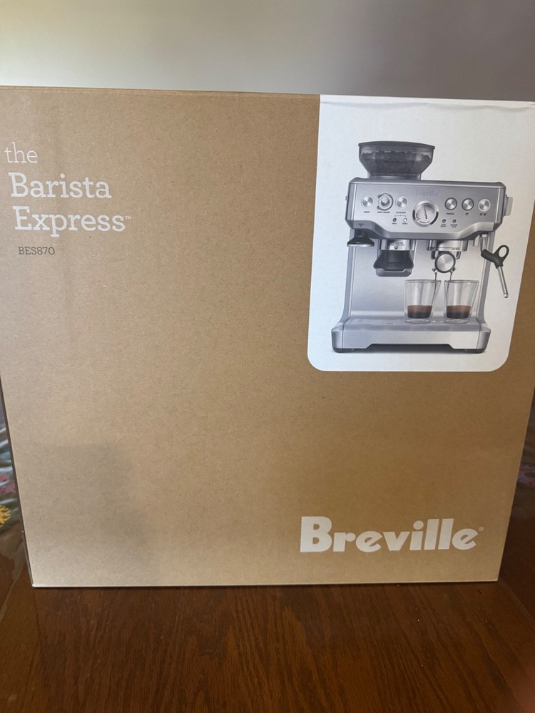 BRAND NEW Breville Barista Express Espresso Machine BES870XL Brushed Stainless