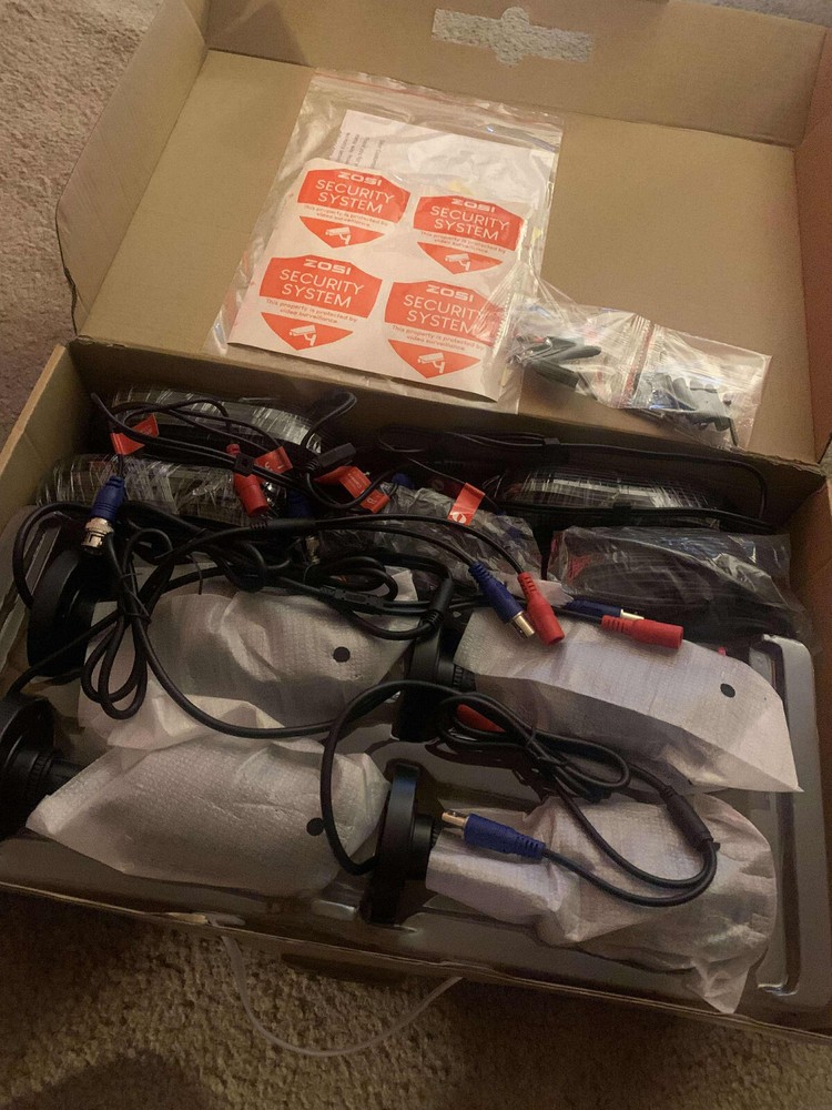 Zosi 4-Pack Digital Security Cameras Set 4AK-1062B-BS-US for Enhanced Home Surveillance