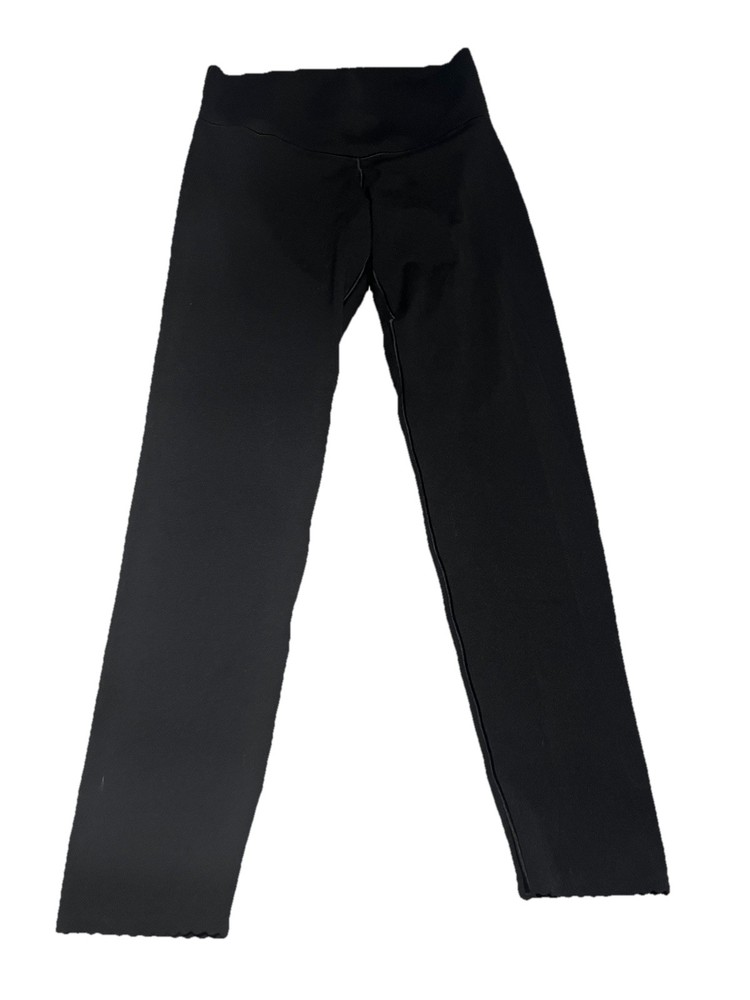 Aerie Offline High-Waisted Scalloped Hem Black Xtra Size M Real Me Leggings  