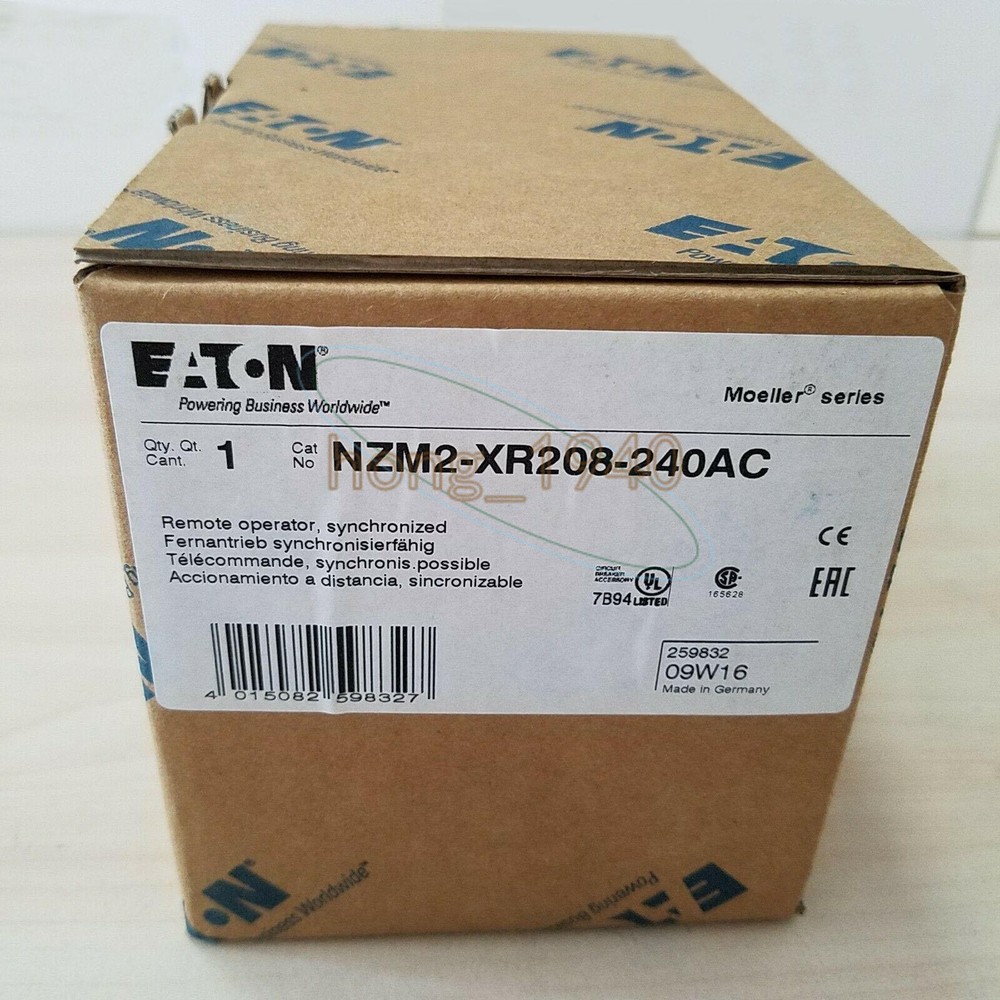 ONE EATON MOELLER moulded case circuit breaker NZM2-XR208-240AC
