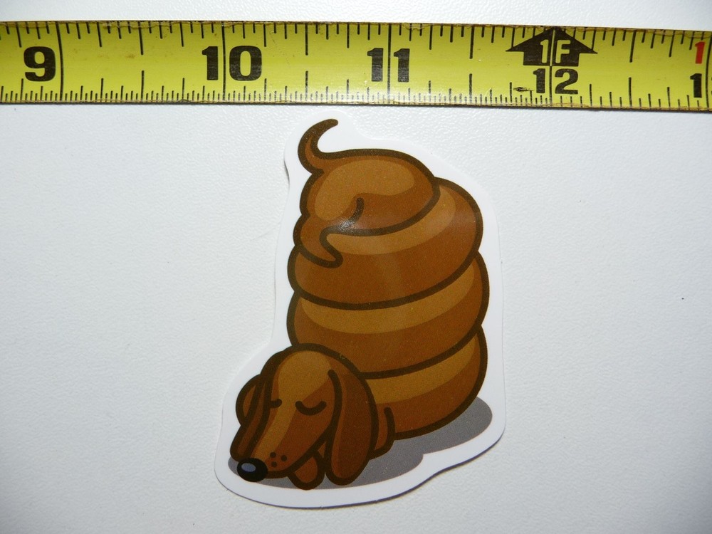 Coiled Sleeping Dachshund Sticker Decal - Adorable Pet Pride Design
