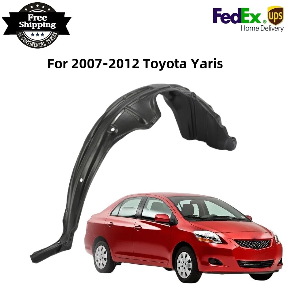 2007-2012 Toyota Yaris Front Left Driver Side Wheel Liner Plastic