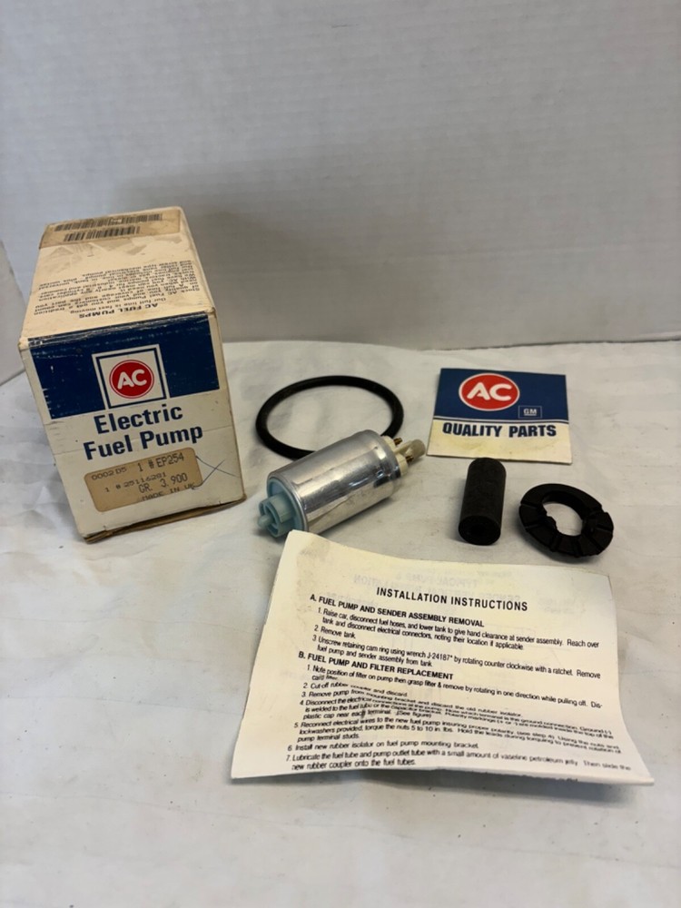 NOS DELCO # EP254 GM# 25116281 ELECTRIC FUEL PUMP