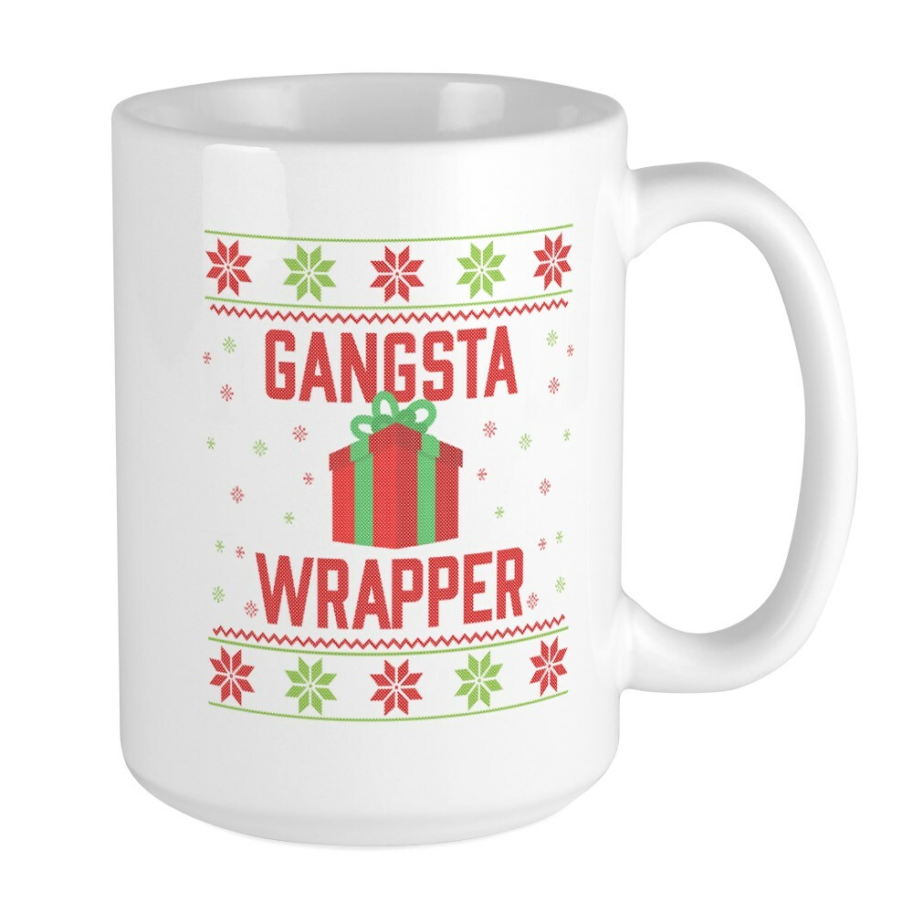 CafePress Gangsta Wrapper Coffee Mug, Large 15 oz. White Coffee Cup (134576162)