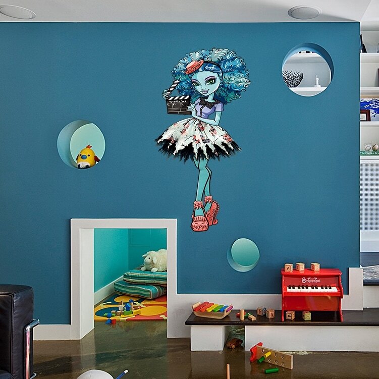 Zombie Girl Wall Decal, Zombie Girl Wall sticker, Zombie