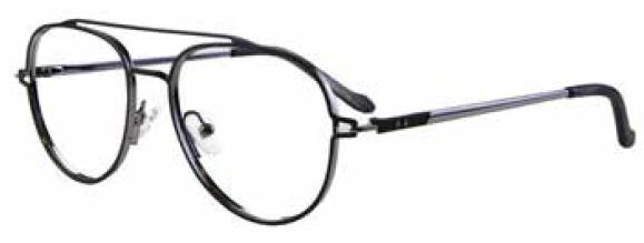 ALEXANDER JULIAN COLOURS BAX BLACK New Aviator Optical Eyeglass Frame For Men