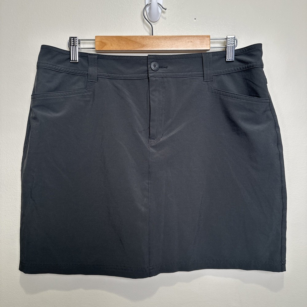 Eddie Bauer Women's Gray Adventurer 2.0 Tennis Skort Size 12