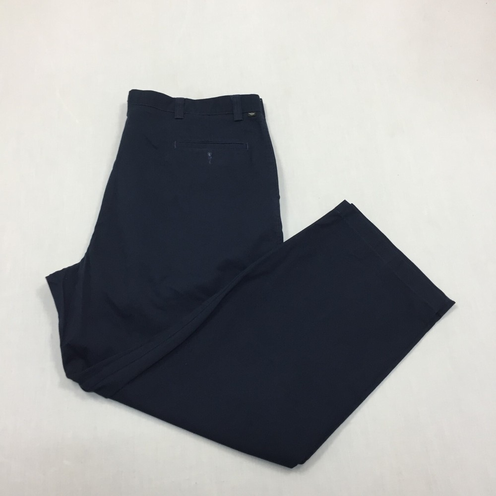 Dockers Chino Trousers Cotton Pants Straight Fit Mens Size 42W 30L Blue