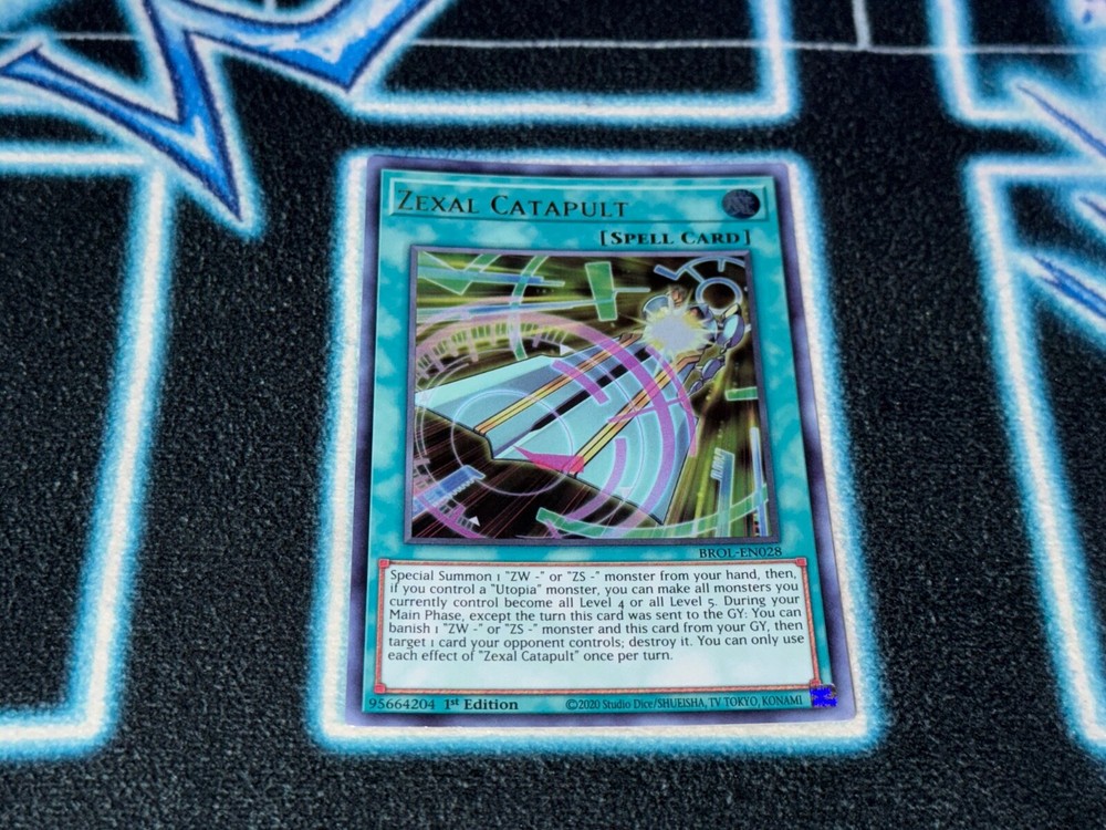 YuGiOh Zexal Catapult Ultra Rare BROL