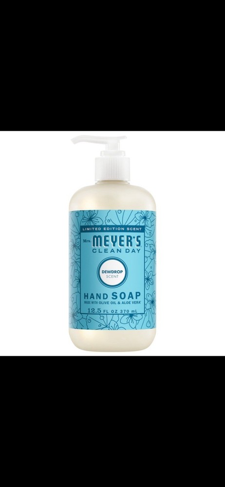 Mrs. Meyer’s Clean Day Hand Soap Dewdrop 12.5 oz Limited Edition Olive Oil Aloe