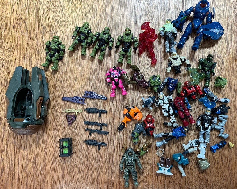 Halo Mega Lot Of Figures And Parts