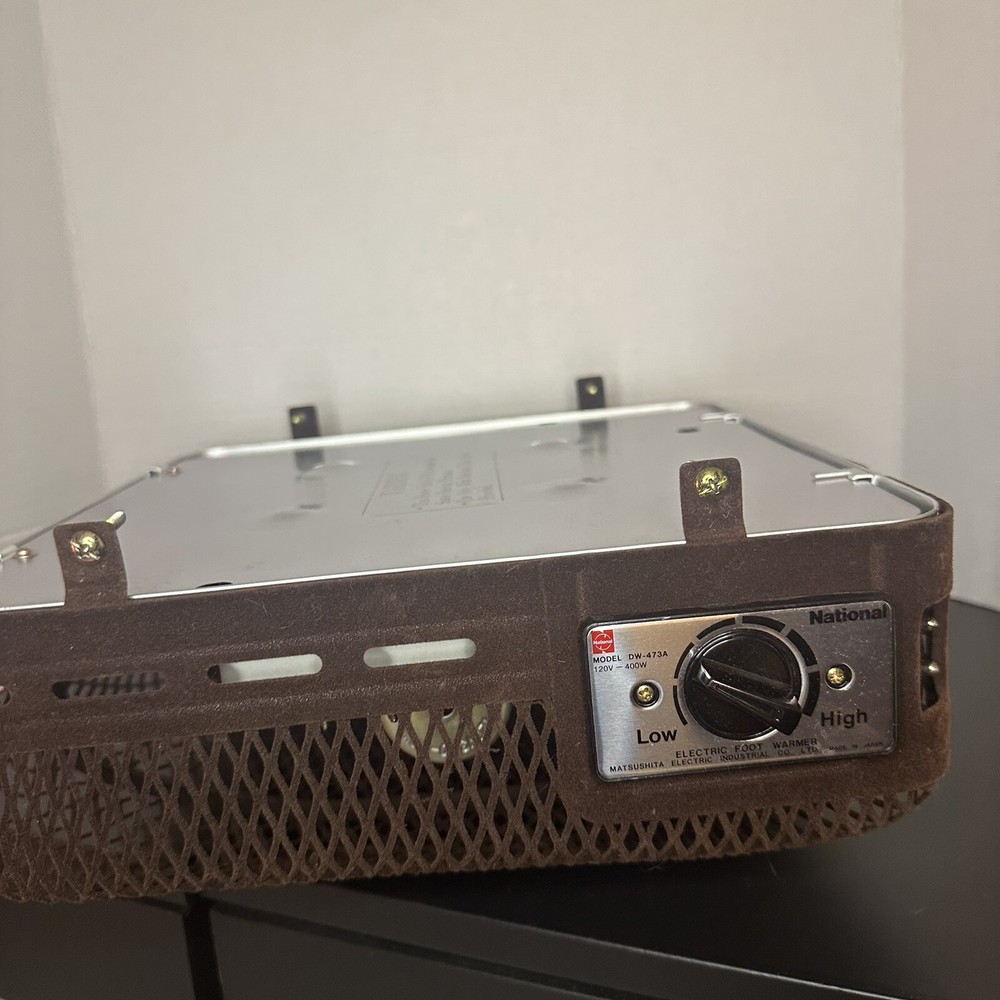 Japan National Electric Kotatsu Foot Warmer Heater Unit DW-473A New (Untested)