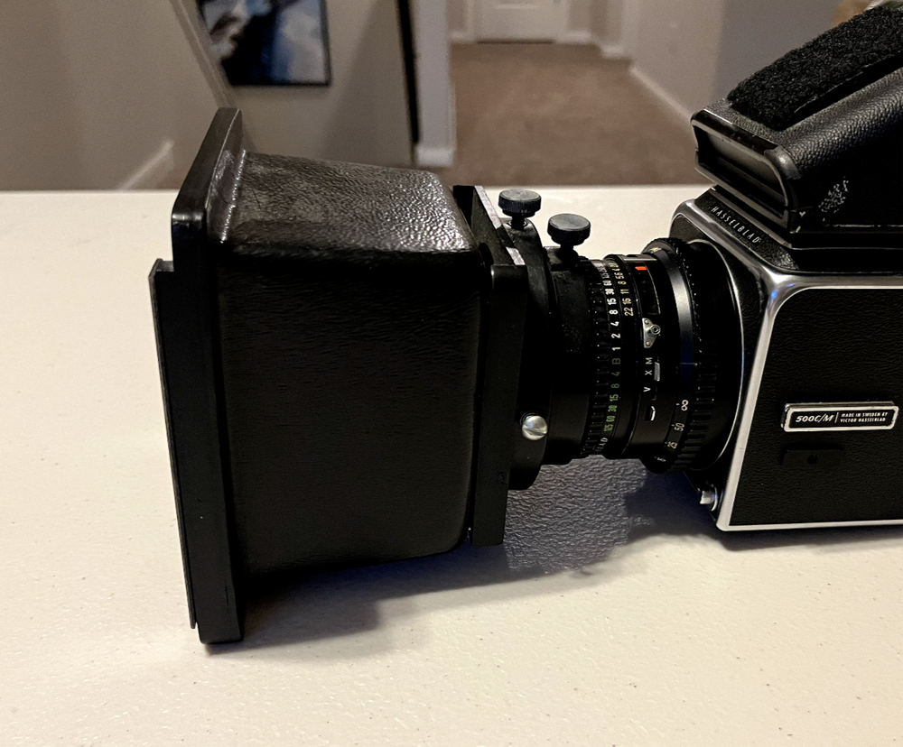 Double Filter Holder Lens Hood  for Hasselblad (Camera system not included)