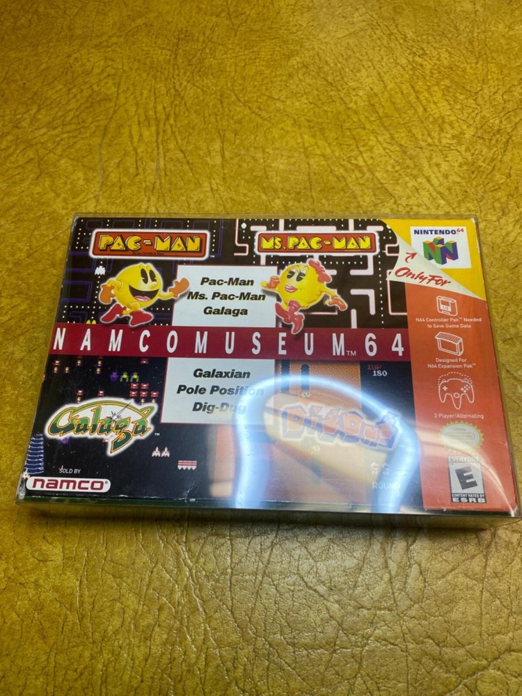 Namco Museum 64 Nintendo 64 N64 1999 Complete CIB Authentic Tested