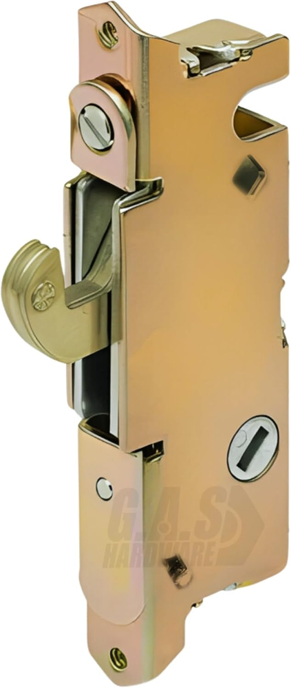 45-Degree Keyway Sliding Patio Glass Door Mortise Lock with 3-11/16
