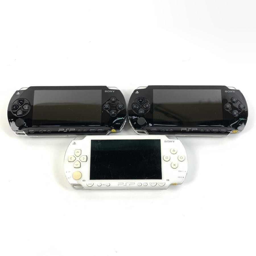 Sony PSP-1000 Bundle of 3 Tested Working No Battery Japan Import 8696 UG