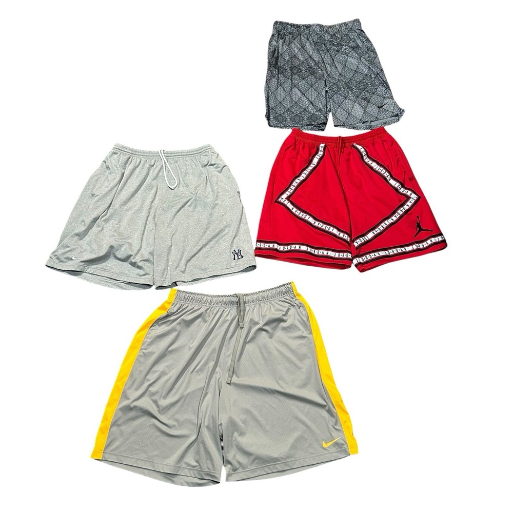 Nike Jordan Basketball Shorts Lot XXL XL Dri-Fit Athletic Gym MLB