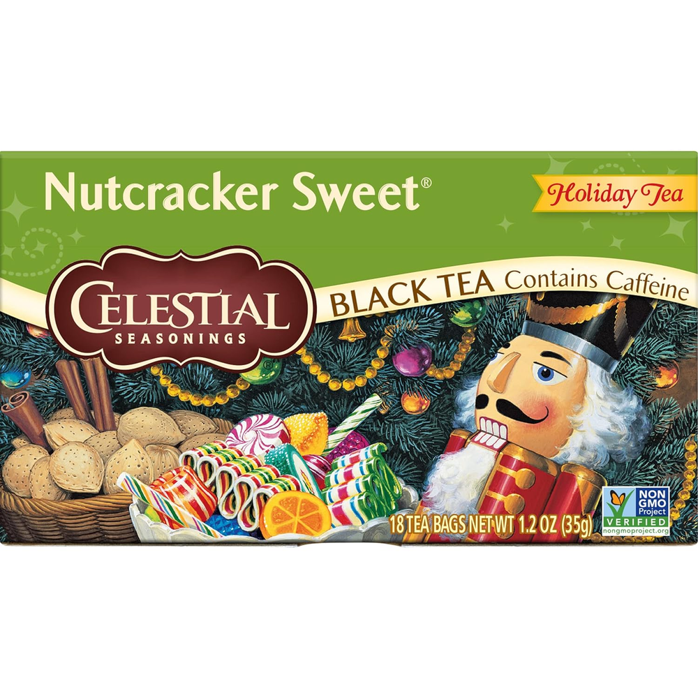 Black Tea, Nutcracker Sweet, 18 Count (Pack of 6)