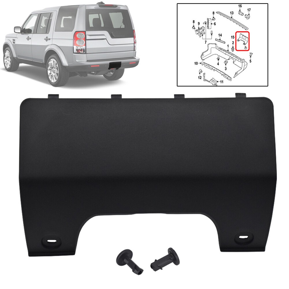 Land Rover LR4 LR3 Rear Bumper Towing Hook Cover Trim DPO500011PCL