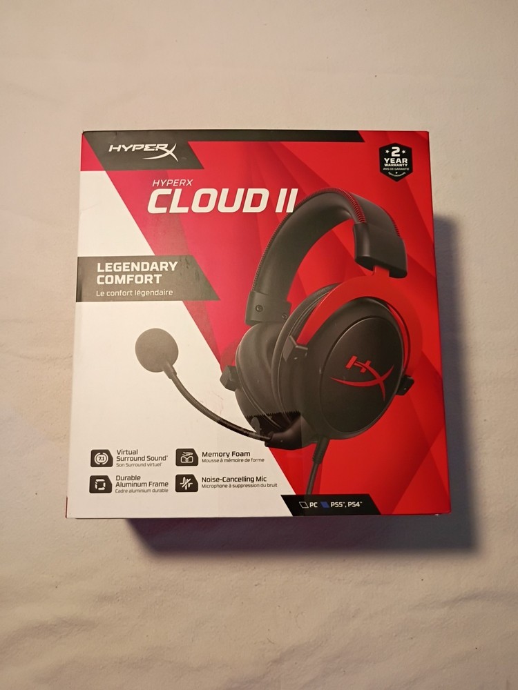 HyperX Cloud II Wired Over-Ear Gaming Headset PC PS4 PS5