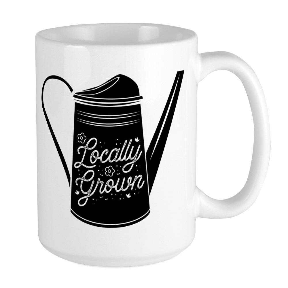 CafePress Locally Grown Mugs Large Mug (298403341)