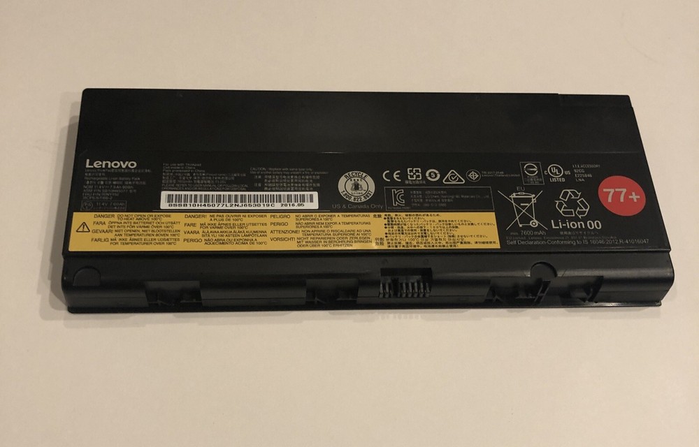 New Genuine 90Wh 77+ 00NY492 SB10H45077 Battery For Lenovo Thinkpad P50 P51 P52