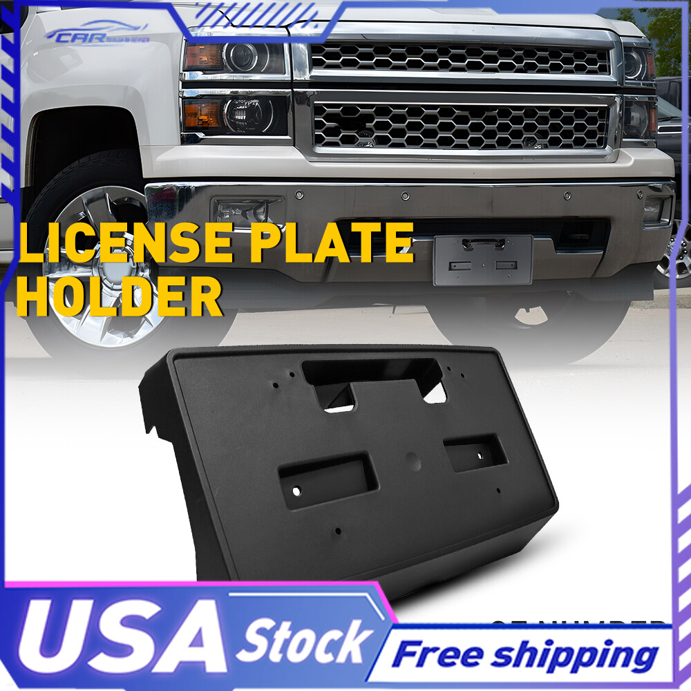 Black License Plate Bracket Holder for 2014-2015 Chevy Silverado 1500