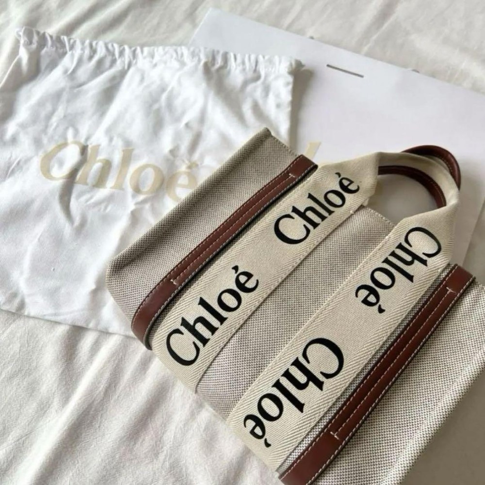 Chloe Vintage Woody Small Tote Bag Limited Edition Rare VHTF Popular