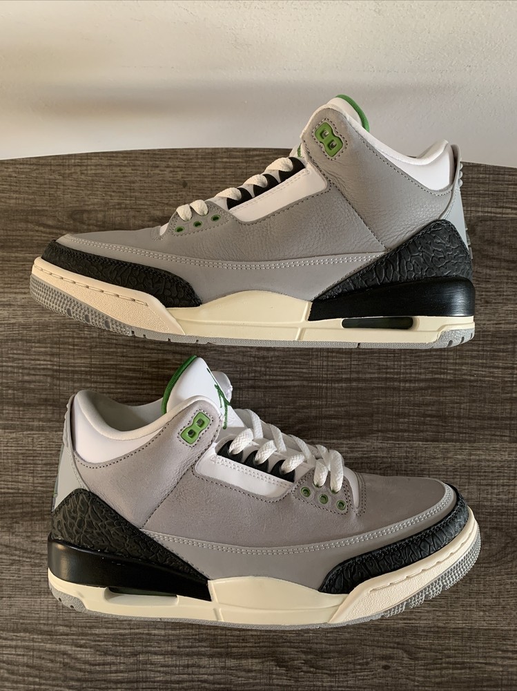 Size 9 - Nike Air Jordan 3 Retro Chlorophyll 2018