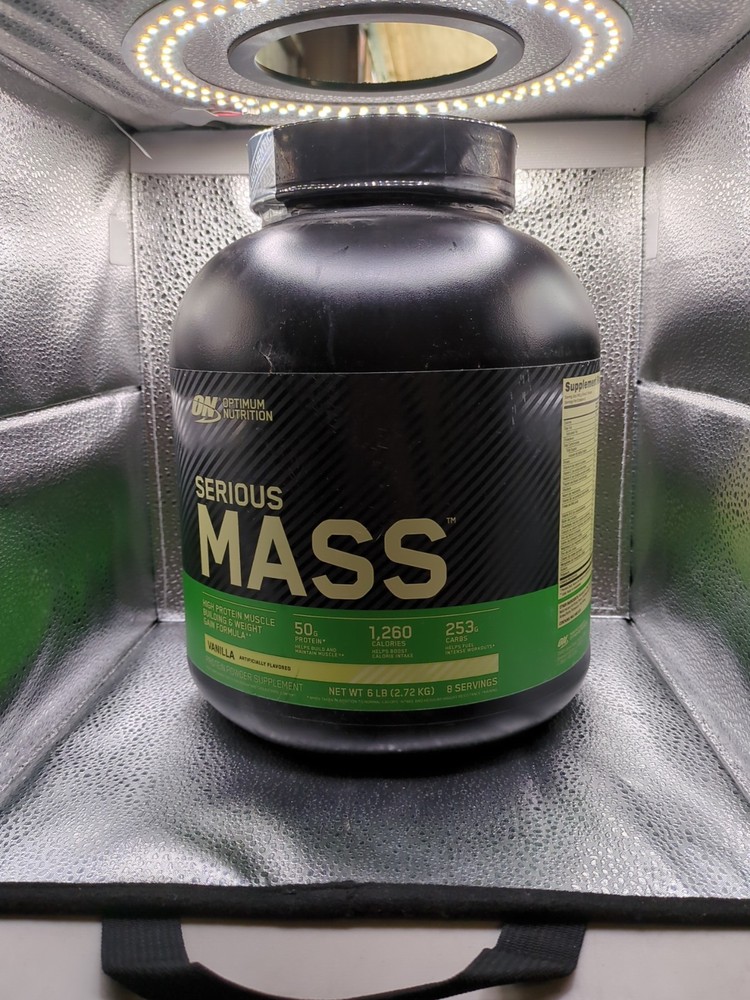 Optimum Nutrition Serious Mass Vanilla Flavoured Protein Powder - 6lbs