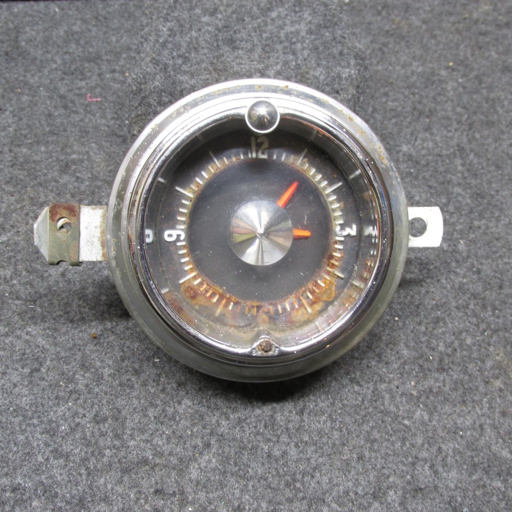 1955 55 Pontiac Dash Jaeger Car Clock Gauge Star Chief Safari Hot Rat Rod GM