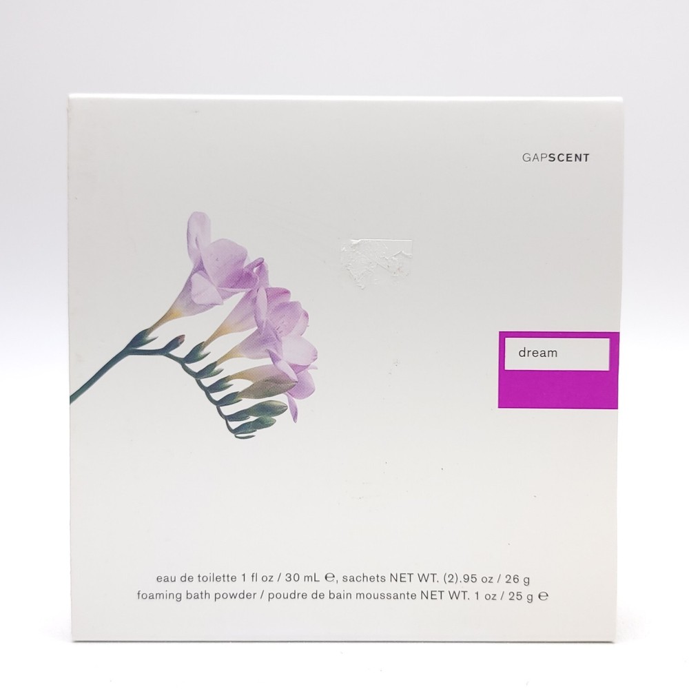 NOS GAP SCENT Dream eau de toilette, Sented Sachets, Foaming Bath Powder SEALEED