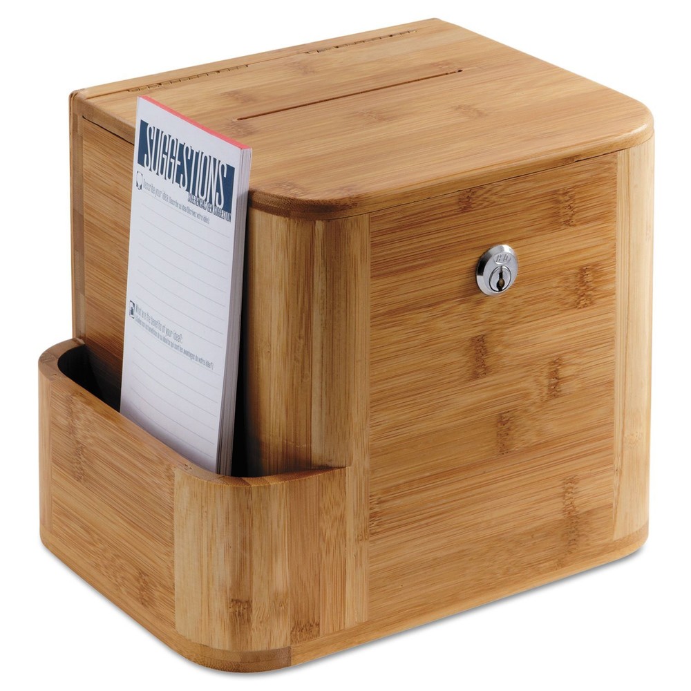 Safco Products 4237NA Wood Suggestion, Charity, Voting Box