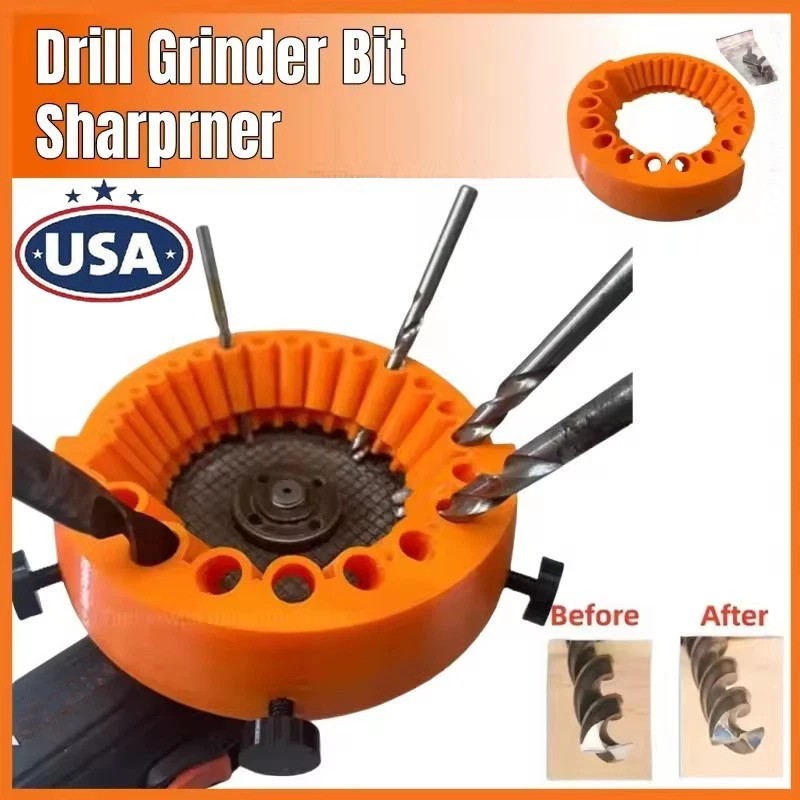 Angle Grinder Drill Bit Sharpener Power Drill Bit Grinding Tool for 2 to 13mm