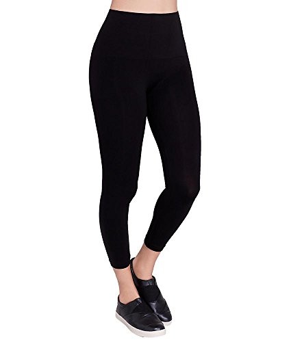 SPANX RED HOT Seamless Capri Shaping Leggings Style 2244 Black
