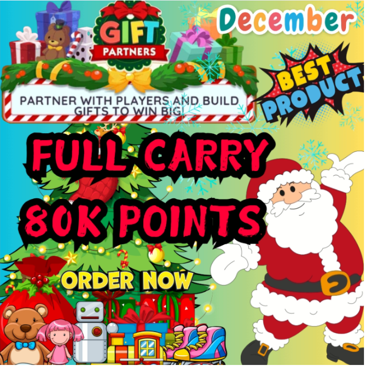 ⚡️RUSH & NON-RUSH⚡️MONOPOLY GIFT EVENT PARTNERS⭐GO FULL CARRY 80K / DECEMBER