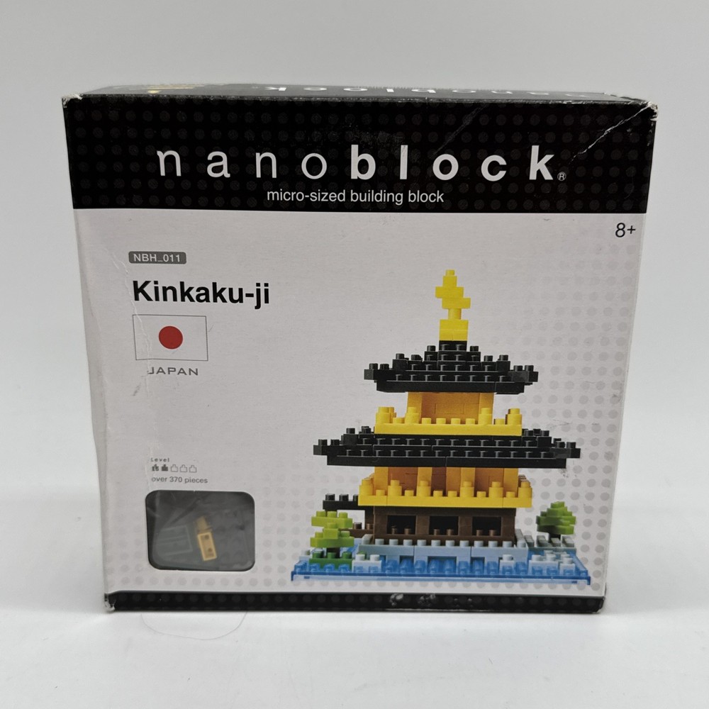 NWT Kinkaku-ji Japan Buddhist Temple Nano Block Micro Building Kit