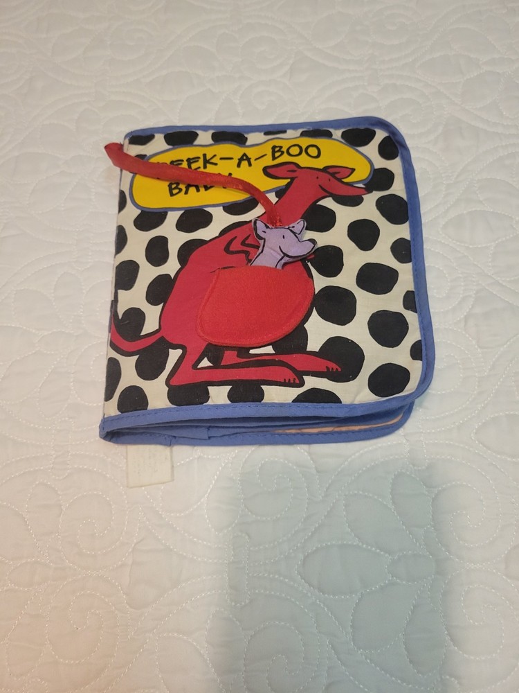 Vtg Peek-A-Boo Baby Vintage Baby Soft Book By Emily Bolam Rare Hard To Find 1999