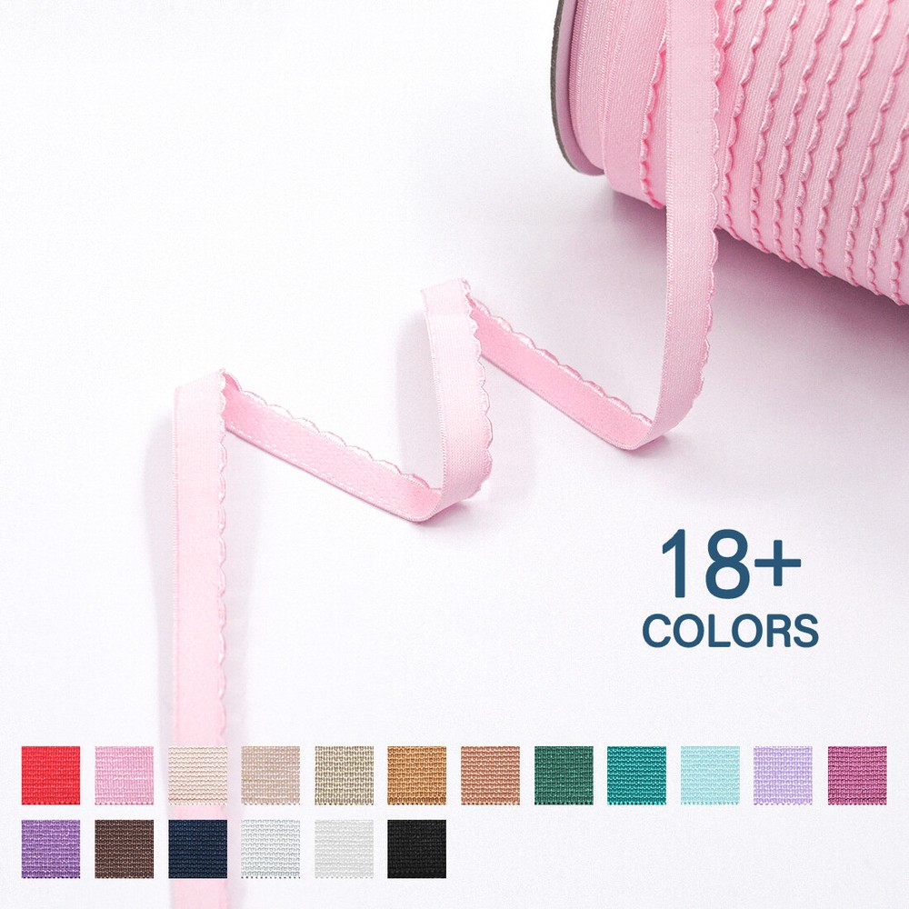 Picot Bra Strap Elastic Band 3/8