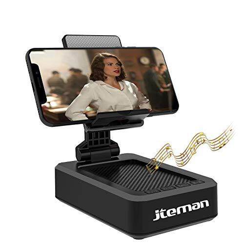 Cell Phone Stand with Wireless Bluetooth Speaker (Flash Sale)-image