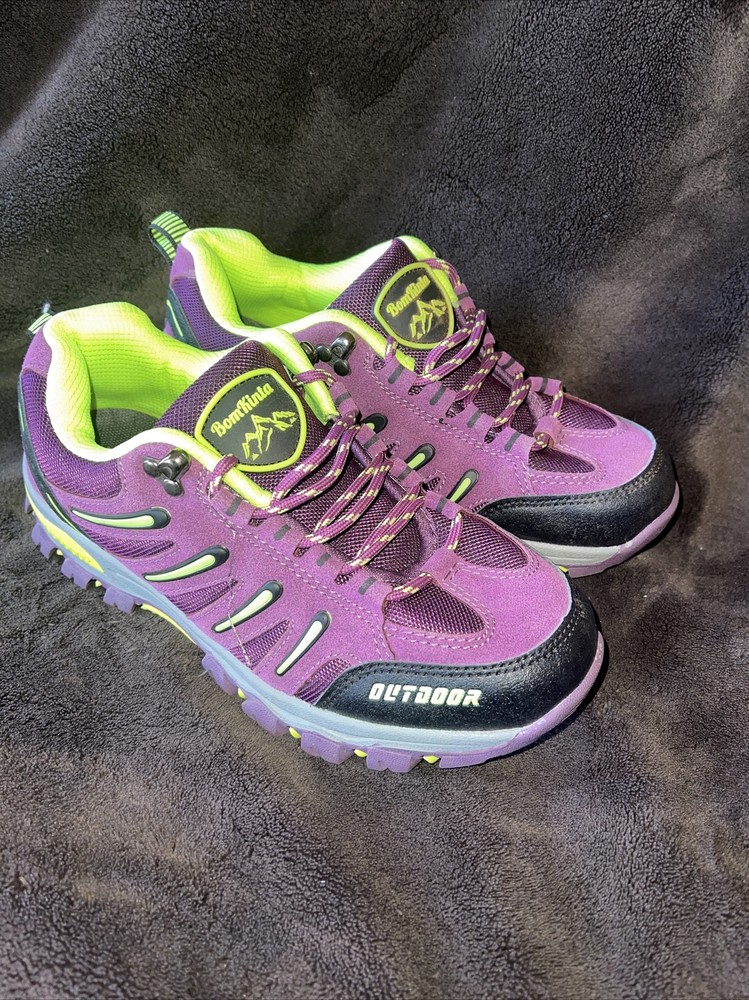 BomKinta Women’s Lightweight Anti-Slip Breathable Hiking Shoes Size US 7.5
