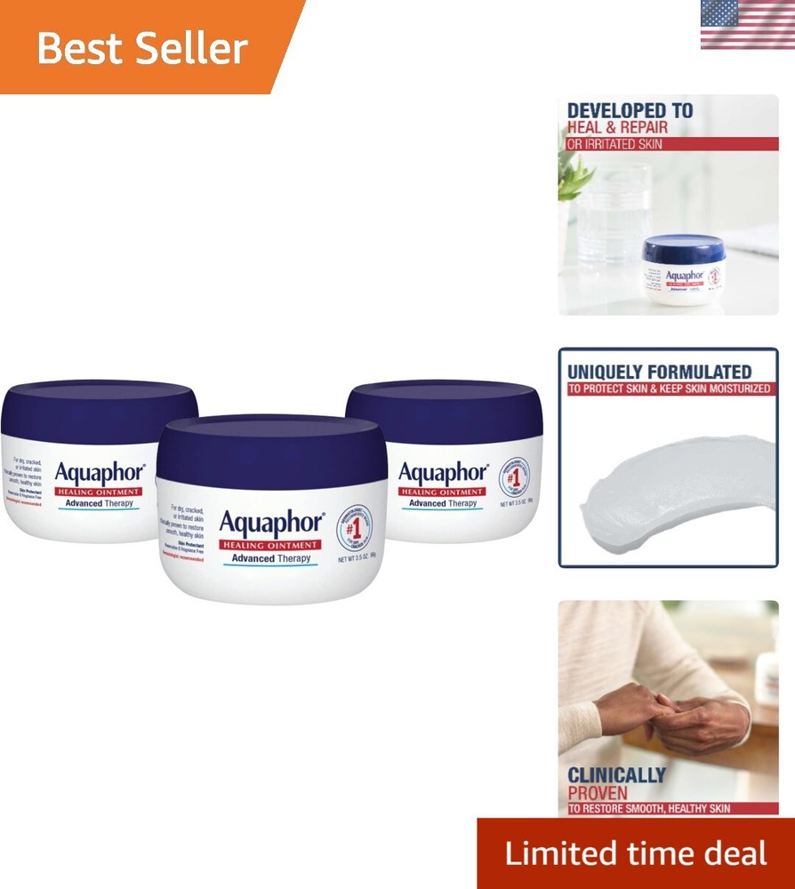 Multi-Purpose Dry Skin Moisturizer – 3.5 Oz Healing Ointment in Convenient Jar