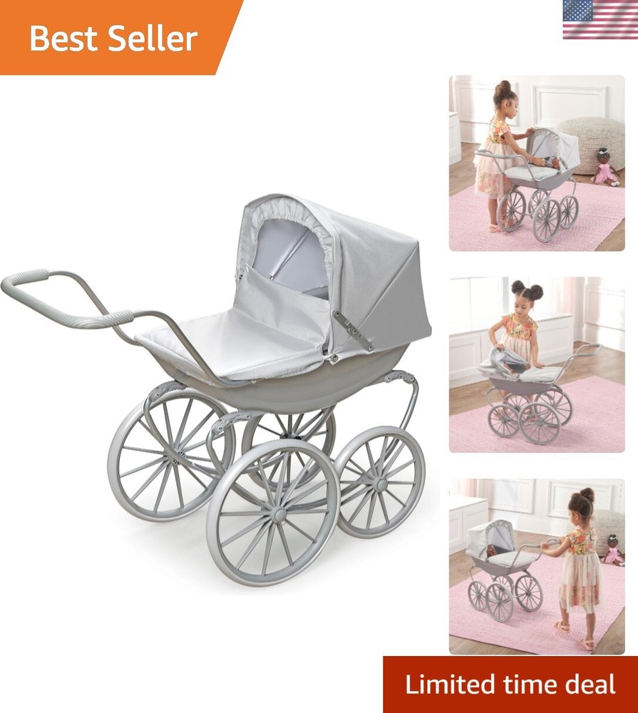London Doll Stroller for 18 Inch Dolls – Stylish and Functional Stroller for ...