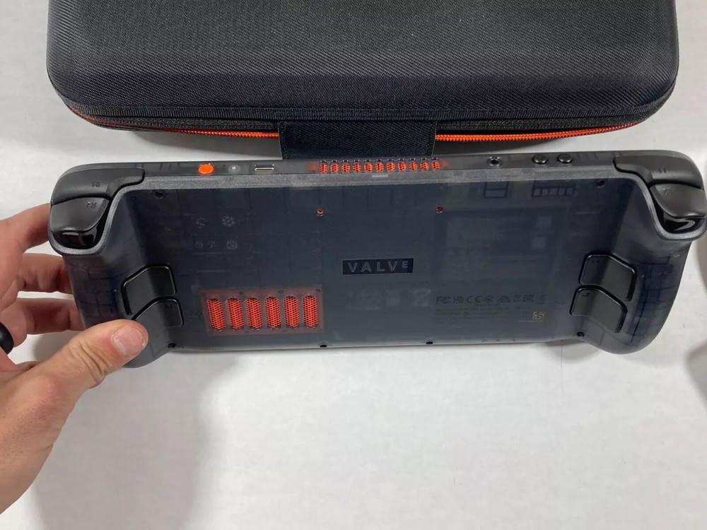 Steam Deck OLED 1TB SSD (Orange Limited-Edition) with case