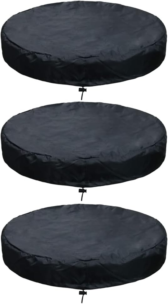 3 Pack 55 Gallon Drum Lid Cover Fits Most Water Barrel and Trash Can Waterproof