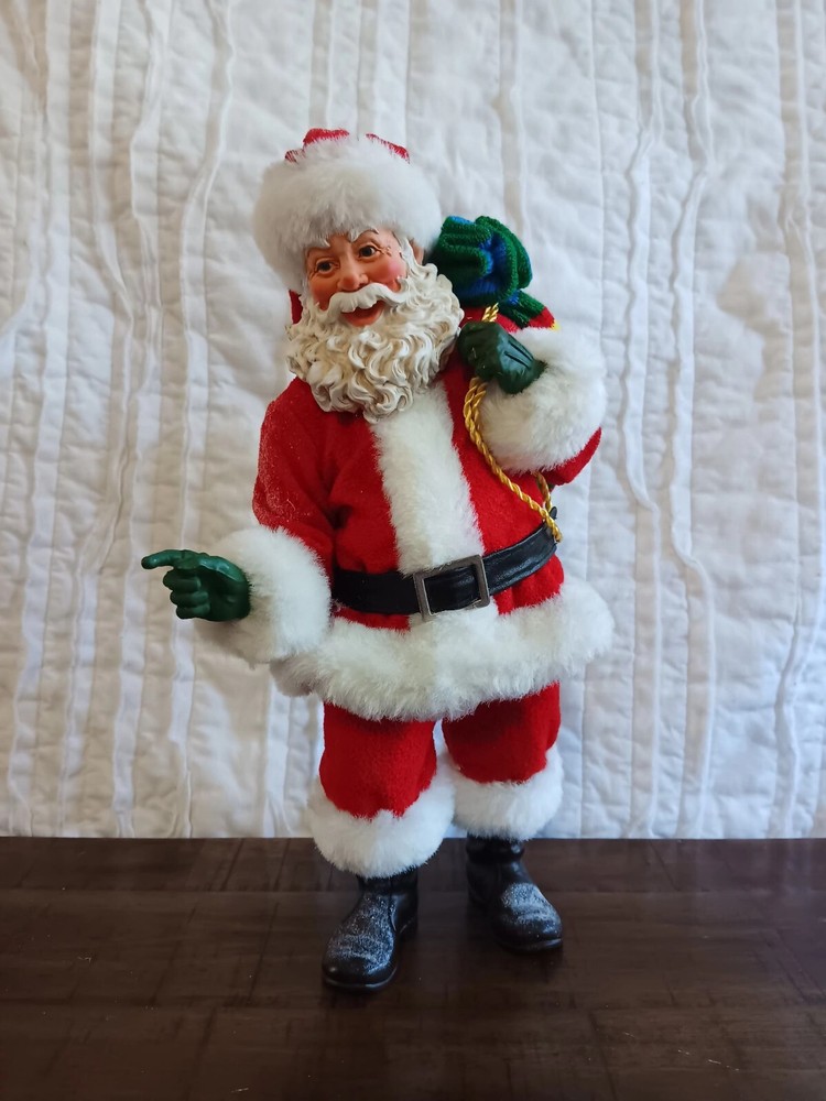 PDL Santa Claus Resin W/Santa Bag Stand 10.5