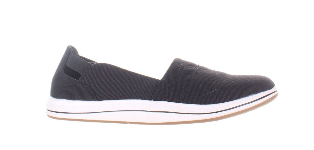 Clarks Womens Breeze Step Black Casual Flats Size 8.5 7363019
