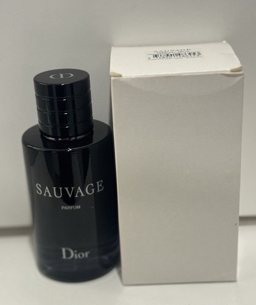 Authentic Sauvage Parfum by Christian Dior 3.4 oz Cologne for Men New +2 Sample